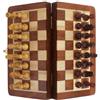 Italfama Set Di Scacchi Da Viaggio Magnetico In Legno Italfama, Tavola Pieghevole 18.5cm