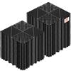 VEVOR Set di Tappetini di Drenaggio ad Incastro 55 pezzi, Set di Piastrelle 31 x 31 cm per Pavimentazioni da Garage Antiscivolo Materiale in PP Modulare da Garage Officina Cucina Piscina, Nero