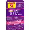 Lines Seta Assorbenti Ultra Lunghi con Ali LINES SETA - PACCO SCORTA - Confezione 72 Pezzi