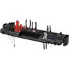 Stalwart Tool Storage shelf- garage, capanno o lavoro Shop organization-wall Mountable organizer ha 61 slot, 4 ganci, e 2 scomparti by Stalwart