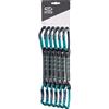 Climbing Technology QUICKDRAW LIME SET NY PRO 17cm, anthracite-turquoise, (6pc per 1 card)