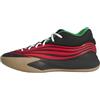 adidas Unisex - Adulto Dame X Shoes, Core Black/Pure Ruby/GUM4, 46 2/3 EU