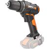 Worx Trapano avvitatore a batteria Worx WX100.9 20 V - Solo corpo macchina