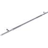 GORILLA SPORTS® Barra Bilanciere - Lunghezza 150 cm, Ø 30 mm, Carico Max 200 kg, 2 Collari a Molla, Impugnature Antiscivolo, Acciaio Cromato - Sbarra, Asta, Olimpionico, Olimpico, Asta da Pesi