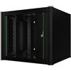 Lanview LOGON RWM09U56BL rack 9U Da parete Nero (19'' 9U Rack Wall Mount 600 x - 560 x 512mm - Black - Warranty: 60M)