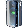 DEVIA Cover & Vetro Totale protezione per iPhone 12 Pro Max Blu