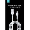 DEVIA Kintone Cavo Lightning Apple 5V 2.1A 1M Carica e dati Bianco