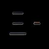 APPLE Pulsanti Volume+Mute+Power On/Off per iPhone 11 Pro Neri