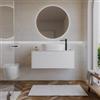 DEGHI Mobile bagno sospeso 100 cm 1 cassetto bianco opaco con top - Nova