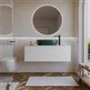 DEGHI Mobile bagno sospeso 120 cm 1 cassetto bianco opaco con top - Nova