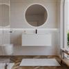 DEGHI Mobile bagno sospeso 100 cm 1 cassetto bianco opaco con lavabo - Nova