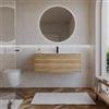 DEGHI Mobile bagno sospeso 100 cm 1 cassetto rovere acero con lavabo - Nova