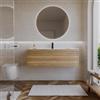 DEGHI Mobile bagno sospeso 120 cm 1 cassetto rovere acero con lavabo - Nova