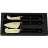 Laguiole Style de Vie Prestige Line - Set di 3 coltelli da formaggio, colore: Oro