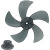 Generisch Pale di ricambio per ventilatore elettrico, con copertura del dado e una pale per ventilatore da parete, adatta per tavolo, parete, camera da , soggiorno, casa, ufficio, terrazza e garage