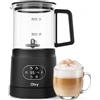 Olvy Montalatte Elettrico 500W 3in1 Caldo Freddo Riscaldamento Nero | 1 Pezzo | Nero | Latte & Bevande | Design Compatto 3in1 | Montalatte Elettrico Automatico
