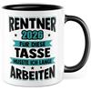 Pagma Druck Tazza pensionata regalo uomo divertente - pensione 2026 regalo di addio al collega, regalo di addio, regalo per uomini (turchese)