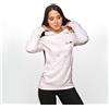 GymBeam Felpa donna PRO con cappuccio regular bianca 1 St