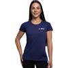 T-shirt donna regular con collo rotondo Basic Blu Navy 1 St