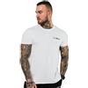 GymBeam T-shirt uomo Basic vestibilità regular manica corta White 1 St