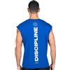 Canotta uomo regular senza maniche Discipline blu 1 St