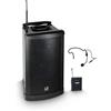 LD Systems Roadman 102 HS B6 - Altoparlante PA portatile con microfono e cuffia, 655 - 679 MHz