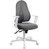 TOPSTAR Open Point SY White Edition - Sedia da scrivania ergonomica, con braccioli, colore: Bianco
