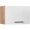 Vicco Pensile da cucina Fame-Line, Bianco lucido/Rovere dorato, 60 cm