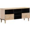 vidaXL Tv-meubel 100x33x46 cm massief mangohout