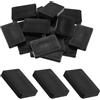 GANILITY 30 pezzi, distanziatori in plastica, 60 x 40 x 10 mm, distanziatori per finestre, armadi, piastrelle, distanziatori, per finestre, porte (nero)