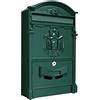 Kippen 10005CV - Cassetta Postale Modello REGIUS di Colore Verde. Dimensioni: 410x260x90mm.