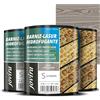 JOVIRA PINTURAS Impregnante legno (3x750 ml, Grigio) Lasur idrorepellente protettivo satinato all'acqua protegge, decora e impreziosisce tutti i tipi di legno. (3x750 Millilitri, Grigio) A-26-K