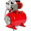 EBERTH Autoclave Domestica 3600 L/h, Pressione di Mandata 4 bar, 750W, Altezza di Aspirazione 9 m, Prevalenza 40 m, Serbatoio a Pressione da 24 L in Acciaio Verniciato