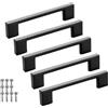 SOTECH 5 maniglie per mobili BLACKLINE XII BA 96 mm alluminio nero opaco