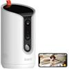 ARENTI Dispenser Automatico Cibo Gatti WiFi con Telecamera, 3MP WiFi Dispenser Crocchette Gatto, Telecamere per Gatti/Cani, Visione Notturna, Rilevamento Intelligente, Audio Bidirezionale