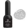 DIDIER LAB - Premium Top Coat Semipermanente Glitter Silver - Senza Dispersione - Per Smalto Semipermanente Gel Unghie UV LED - Top Coat Gel - Finitura Lucida - Lunga Durata - 10ml