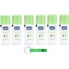Beni Culinari Neutro Roberts - 6 deodorante Stick Fresco con tè verde e lime, 0% sali di alluminio, 40 ml + portachiavi Beni Culinari