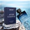 LMDGDS Azure Coastal Profumo da uomo - Marines Eau de Parfum con legno di cedro, 50 ml