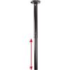 B-TECH BT7851 Sistema 2 di staffe a soffitto telescopiche a caduta regolabile per aste da 50 mm Nero