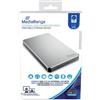 MediaRange MR997 disco rigido esterno USB 3.0 HDD 2 TB, argento