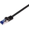 LogiLink Professional C6A143S Cavo patch LogiLink Ultraflex, Cat.6A, S/FTP, 50 m, nero