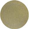 Carpetsale24 Tappeto Interno Esterno Tessitura Piatta Look Sisal con Bordo Impermeabile per Cucina Terrazza Soggiorno, Dimensioni: 160 cm rotondo