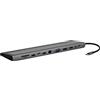 Tnb T'nB DSMST12V2, USB tipo C, 3,5 mm, DisplayPort, HDMI, RJ-45, USB 2.0 Type-A, USB 3.2 Gen 1 (3.1 Gen 1) Type-A, USB 3.2 Gen 1..., 5000 Mbit/s, 60 Hz, 3840 x 2160, 3840p