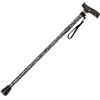 Homecraft Folding Coloured Walking Stick with Wooden Handle