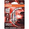OSRAM NIGHT BREAKER LASER H7, 150% di luce in, lampada alogena per fari, 64210NL-01B, 12V, blister (1 lampada)