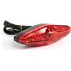evomosa Luci di stop per Moto Fanale posteriore per moto Luce rossa Luce freno a LED Spia per moto 15 luci posteriori per perline (Rosso)