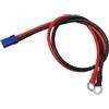Opatiny Cavo terminale da EC5 a O per avviatore di emergenza per auto, 10 AWG, 12 V, 24 V CC, trasferimento di potenza, nucleo in rame stagnato, doppio conduttore ignifugo