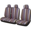 BIISVM Coprisedile Coprisedili Auto Universali 2+1 A Righe Colorate per Citroen per Jumper per Jumpy(AD9507-A)