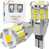 OBOLED T15 W16W LED Lampadina CANBUS 921 912 Nessuna Polarità per Auto LED Retromarcia Luce Freno Parcheggio Luci Bianco 12V 24V