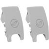 OTOTEC 2 coperture di ancoraggio per seggiolino auto grigio ISOFIX OEM 4G8887187 compatibili con Audi A6 A7 2011-2018